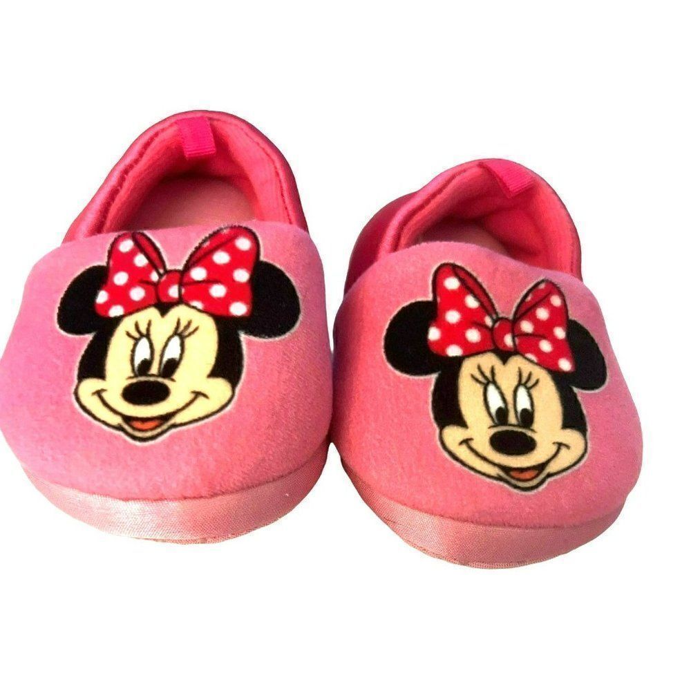 Disney Toddler Minnie Mouse Slippers (5) - Picture 2 of 3